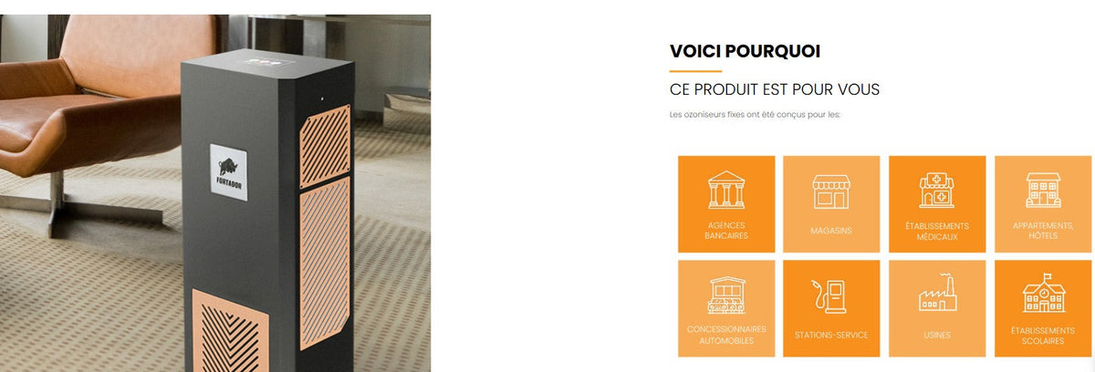 Colonne Air Pure Fortador